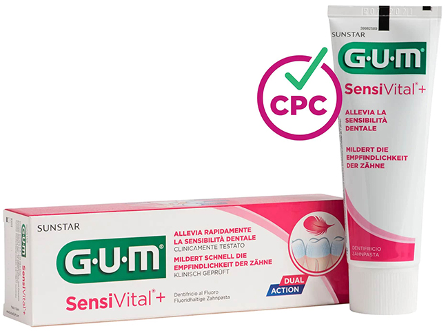 Gum - Dentifrcio SensiVital+ 75 ml - Farmacia di Regoledo Srl