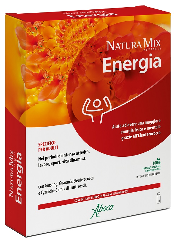 NATURA MIX ADVANCED ENERGIA 10 FLACONCINI DA 15 G - Farmacia di Regoledo Srl