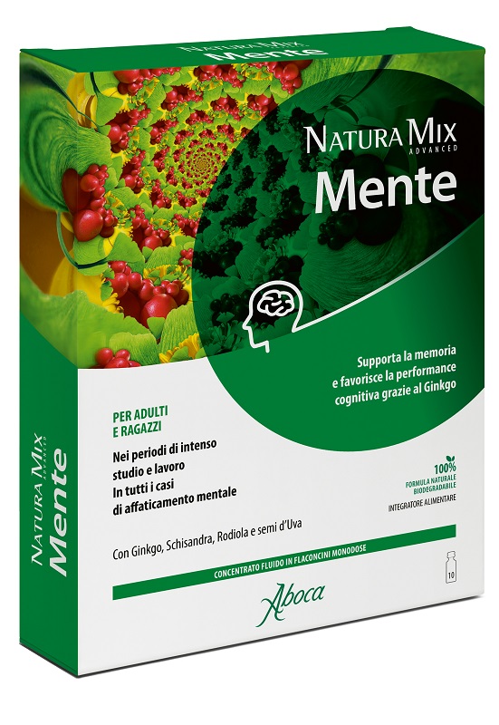 NATURA MIX ADVANCED MENTE 10 FLACONCINI - Farmacia di Regoledo Srl