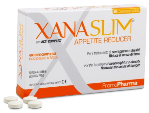 XANASLIM APPETITE REDUCER 40 COMPRESSE MASTICABILI - Farmacia di Regoledo Srl