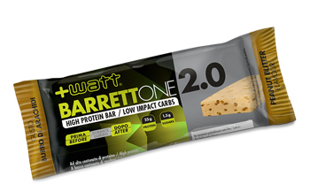 +Watt - Barrettone 2.0 - Barretta proteica gusto Burro d'Arachidi - Farmacia di Regoledo Srl