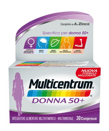 MULTICENTRUM DONNA 50+ 60 COMPRESSE - Farmacia di Regoledo Srl