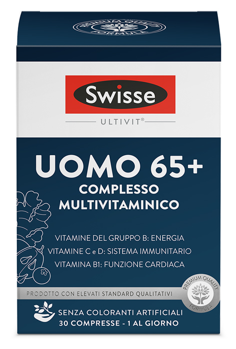 SWISSE UOMO 65+ COMPLESSO MULTIVITAMINICO 30 COMPRESSE - Farmacia di Regoledo Srl