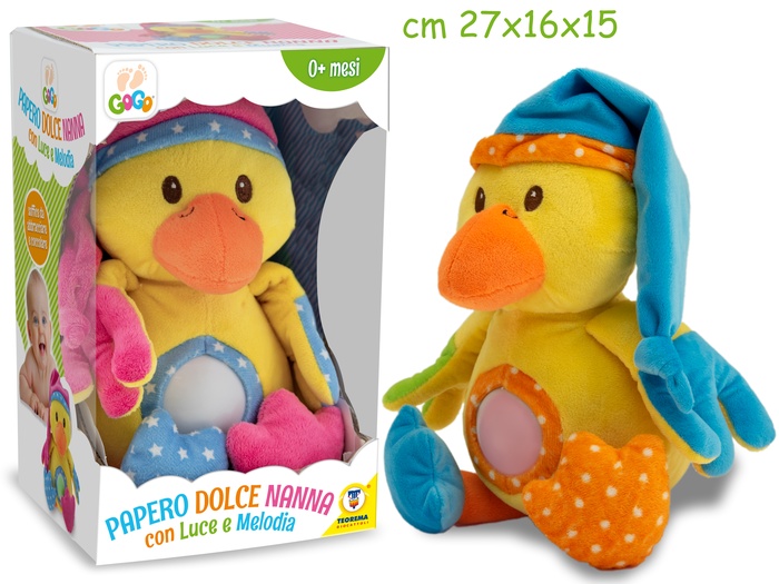 GOGO PAPERO CON LUCE E MUSICA 2 COLORI 22 CM - Farmacia di Regoledo Srl