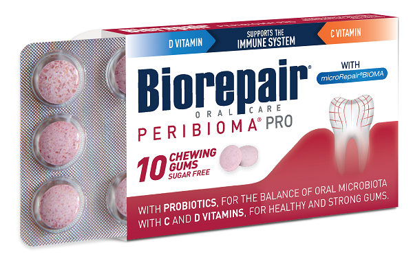 Biorepair - Peribioma PRO - 10 Gomme masticabili  - Farmacia di Regoledo Srl