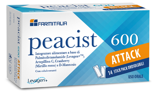 PEACIST 600 ATTACK 14 STICK PACK OROSOLUBILI - Farmacia di Regoledo Srl