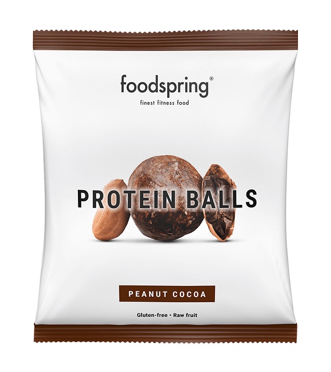 Foodspring - Protein Balls - Arachidi e Cacao 40 grammi - Farmacia di Regoledo Srl