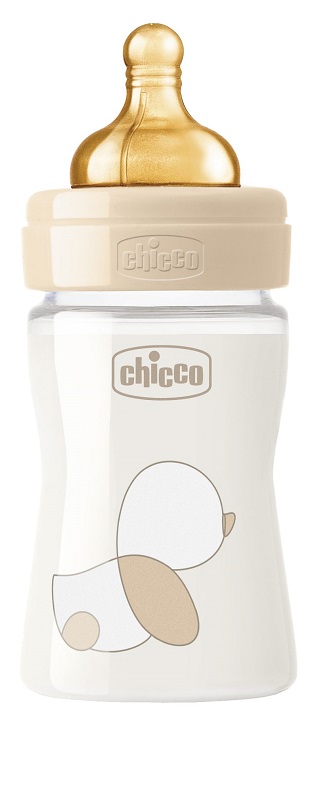 Chicco - Biberon Original Touch in vetro e tettarella in caucciù - 150 ml flusso lento - Farmacia di Regoledo Srl