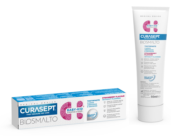 CURASEPT BIOSMALTO BABY KID SENZA FLUORO 50 ML - Farmacia di Regoledo Srl