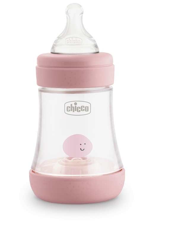 Chicco - Biberon Perfect 5 anticolica flusso lento - 150 ml Rosa - Farmacia di Regoledo Srl