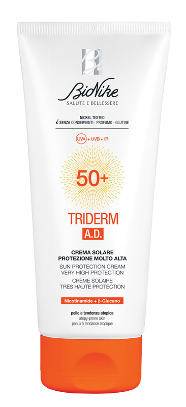 TRIDERM AD CREMA SOLARE SPF50+ 200 ML - Farmacia di Regoledo Srl