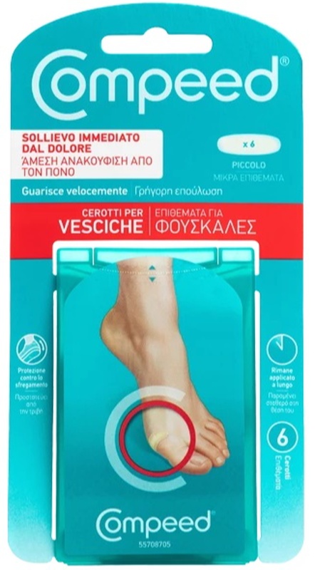 COMPEED CEROTTI PER VESCICHE PICCOLO 6 PEZZI - Farmacia di Regoledo Srl