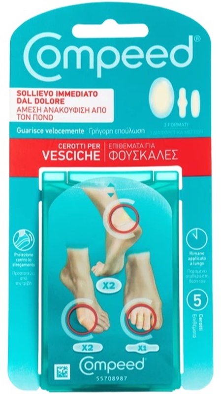 COMPEED CEROTTI PER VESCICHE MISTO 5 PEZZI - Farmacia di Regoledo Srl