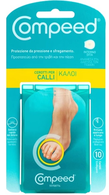 COMPEED CEROTTI PER CALLI INTERNO DITA 10 PEZZI - Farmacia di Regoledo Srl