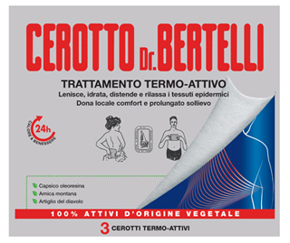 DR BERTELLI CEROTTO TERMO-ATTIVO 3 PEZZI - Farmacia di Regoledo Srl