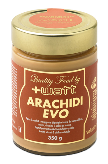 +Watt - Burro di Arachidi EVO 350 grammi - Farmacia di Regoledo Srl
