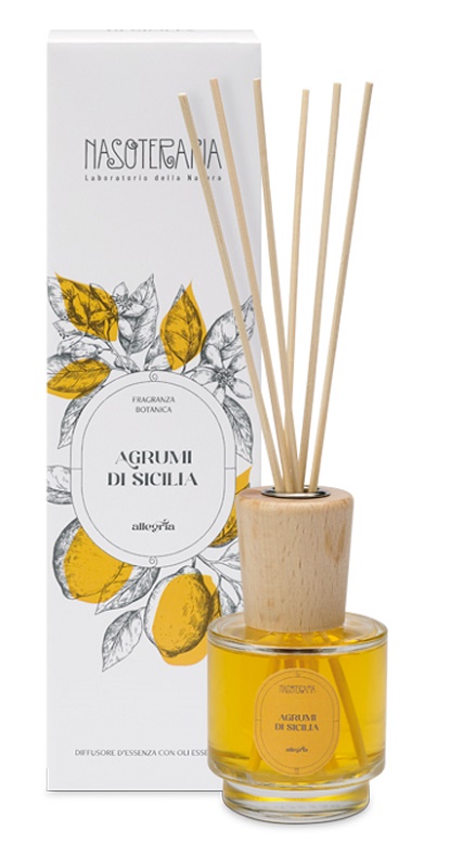 DIFFUSORE BASTONCINI 100 ML AGRUMI DI SICILIA - Farmacia di Regoledo Srl