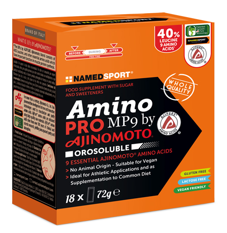 AMINOPRO MP9 AJINOMOTO 18 STICK - Farmacia di Regoledo Srl