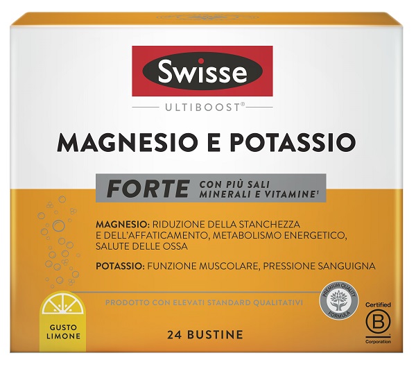 SWISSE MAGNESIO POTASSIO FORTE 24 BUSTINE - Farmacia di Regoledo Srl