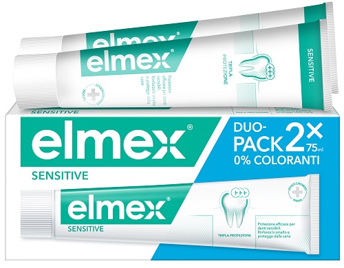 Elmex - Sensitive Dentifricio Bitubo - 2x75 - Farmacia di Regoledo Srl