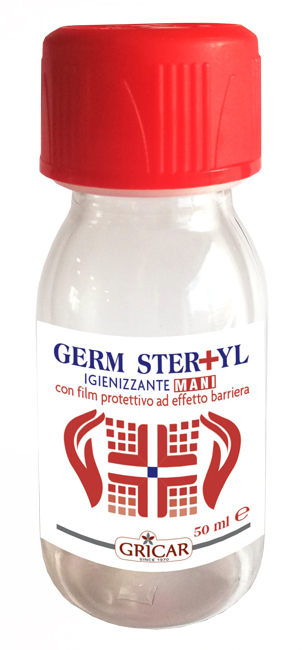 IGIENIZZANTE PROTETTIVO MANI GERM STER+YL FLACONE 50 ML - Farmacia di Regoledo Srl