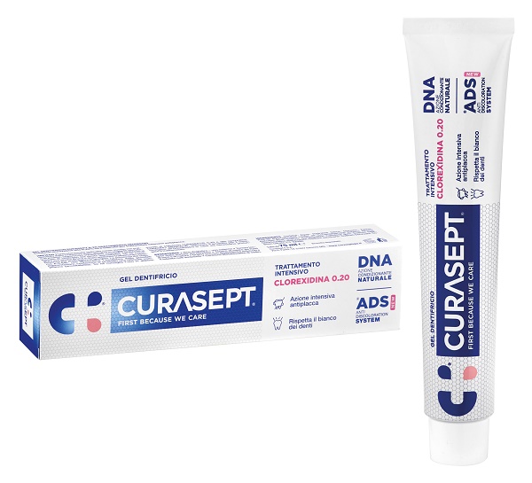 Curasept - Dentifricio 0,20 con clorexidina - 75ml - Farmacia di Regoledo Srl