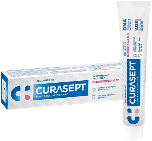 Curasept - Dentifricio 0,12 con clorexidina - 75 ml - Farmacia di Regoledo Srl