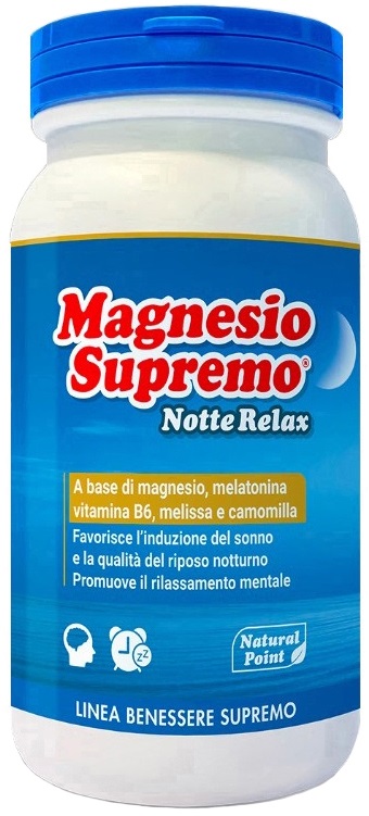MAGNESIO SUPREMO NOTTE RELAX 150 G - Farmacia di Regoledo Srl