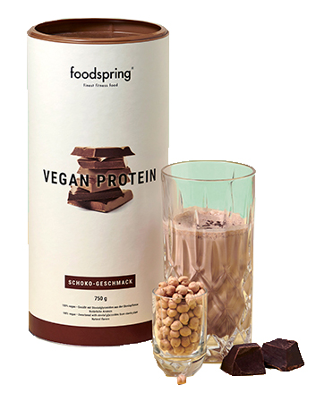 Foodspring - Vegan Protein - Cioccolato 750 grammi - Farmacia di Regoledo Srl