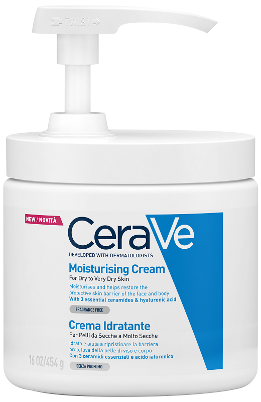 CERAVE CREMA IDRATANTE PER PELLI DA SECCHE A MOLTO SECCHE 454 G PUMP - Farmacia di Regoledo Srl