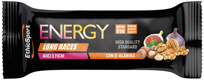 ETHICSPORT ENERGY LONG RACES BARRETTA ENERGETICA CON BETA-ALANINA NOCI E FICHI 40 G - Farmacia di Regoledo Srl
