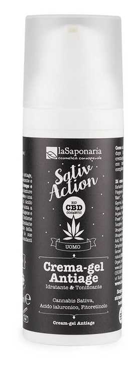 SATIVACTION CBD CREAM GEL VISO ANTIAGE 50 ML - Farmacia di Regoledo Srl