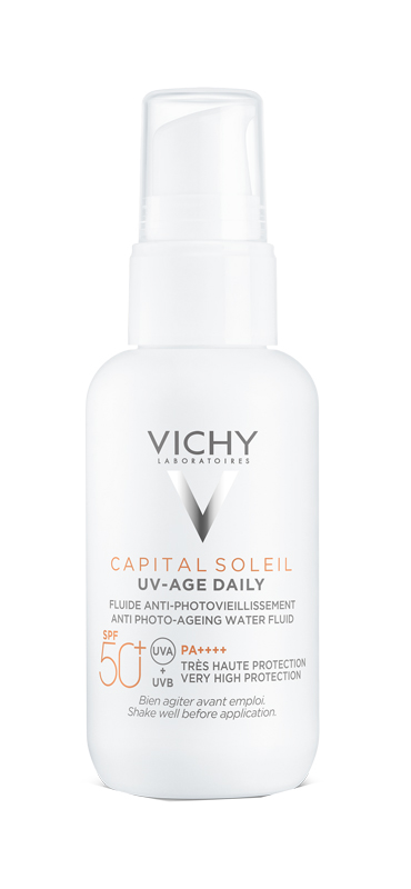 CAPITAL SOLEIL UV-AGE FLUIDO ANTI-FOTOINVECCHIAMENTO SPF50+ 40 ML - Farmacia di Regoledo Srl