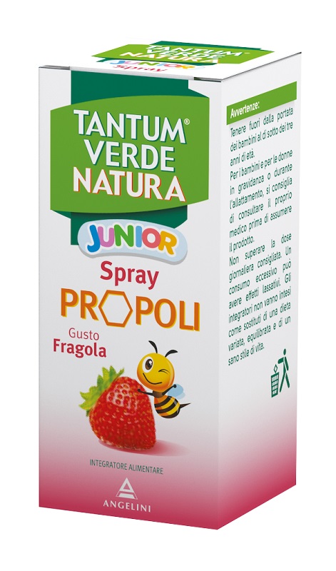 Tantum Verde Natura Junior - Spray Propoli - Gusto Fragola - Farmacia di Regoledo Srl