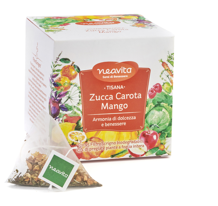 Neavita - Filtroscrigno Zucca Carota e Mango - 15 filtri  - Farmacia di Regoledo Srl