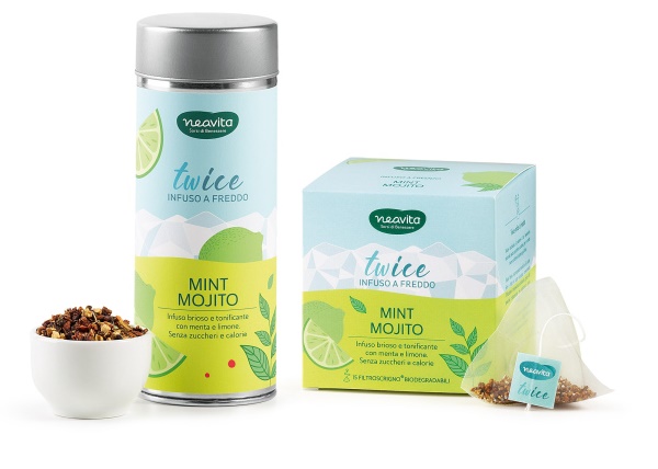 Neavita - Twice Infuso a freddo - Mint Mojito - 15 filtri - Farmacia di Regoledo Srl