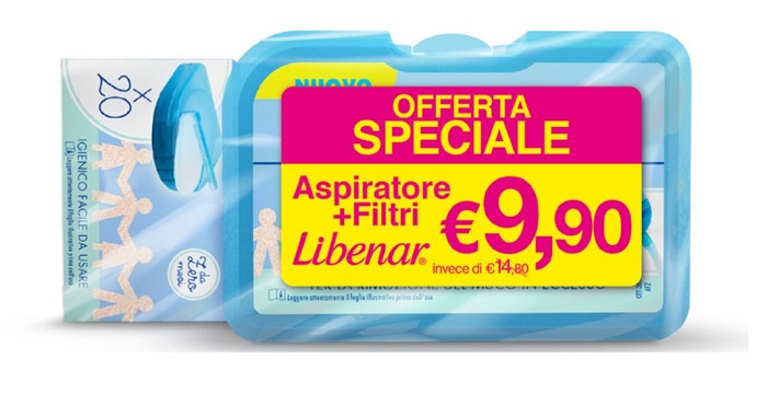 Libenar - Bipacco aspiratore soft + 25 filtri - Farmacia di Regoledo Srl