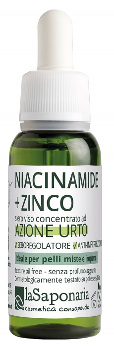 ATTIVO PURO NIACINAMIDE + ZINCO 30 ML - Farmacia di Regoledo Srl