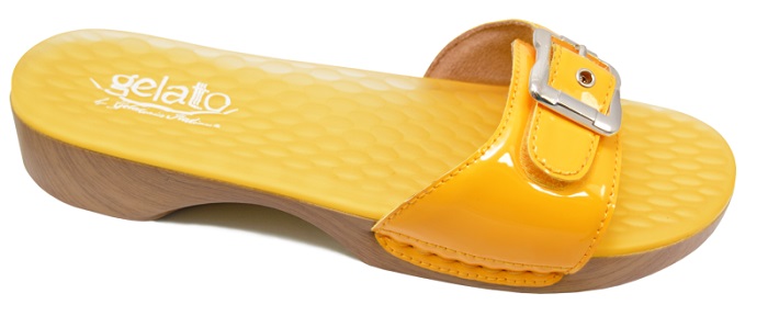 ZOCCOLO SOLE MIO 2,0 YELLOW CON PLANTARE IN GEL 37-38 - Farmacia di Regoledo Srl