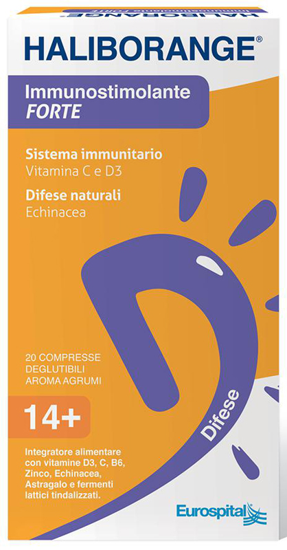 HALIBORANGE IMMUNOSTIMOLANTE FORTE 20 COMPRESSE - Farmacia di Regoledo Srl