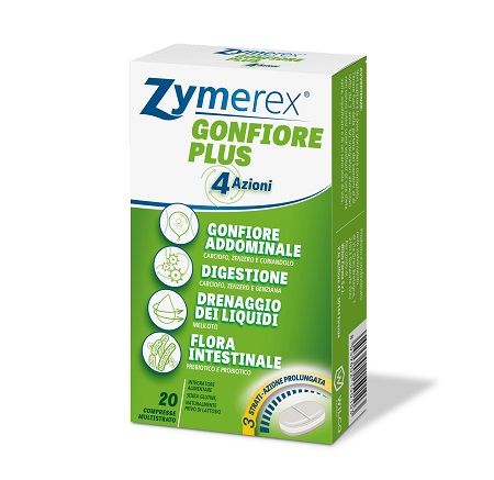 ZYMEREX GONFIORE PLUS 20 COMPRESSE - Farmacia di Regoledo Srl