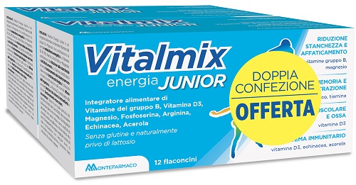 VITALMIX JUNIOR 12 FLACONCINI DA 12 ML BIPACK - Farmacia di Regoledo Srl