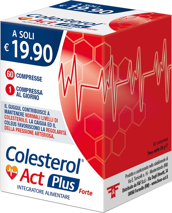COLESTEROL ACT PLUS FORTE 60 COMPRESSE - Farmacia di Regoledo Srl