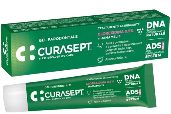 CURASEPT GEL PARODONTALE ADS DNA TRATTAMENTO ASTRINGENTE 30 ML - Farmacia di Regoledo Srl