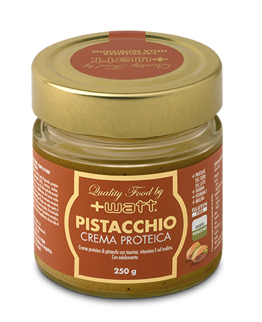 +Watt - Crema Proteica al Pistacchio - 250 grammi - Farmacia di Regoledo Srl