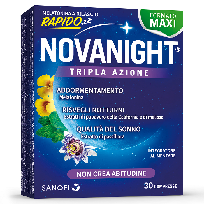 Novanight - Tripla azione - 30 compresse - Farmacia di Regoledo Srl