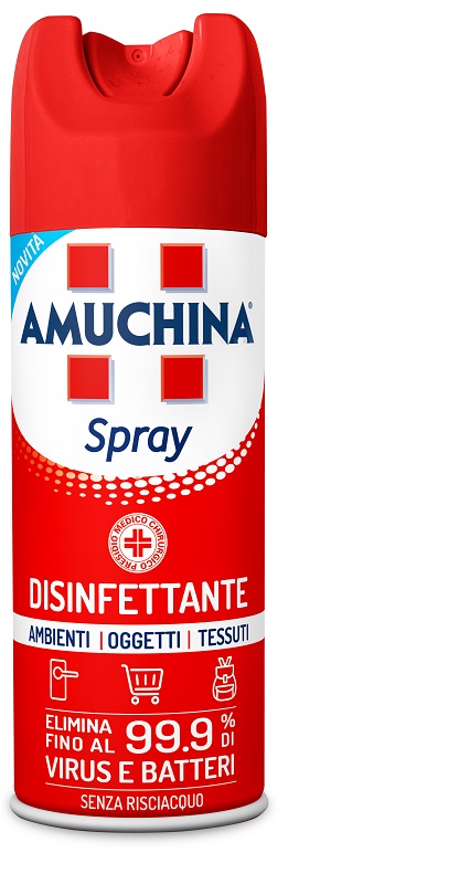 Amuchina - Spray Ambiente/Oggetti/Tessuti 400ml - Farmacia di Regoledo Srl