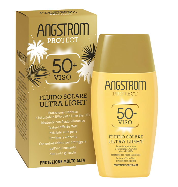 ANGSTROM FLUIDO SOLARE VISO ULTRA LIGHT SPF 50+ 40 ML - Farmacia di Regoledo Srl
