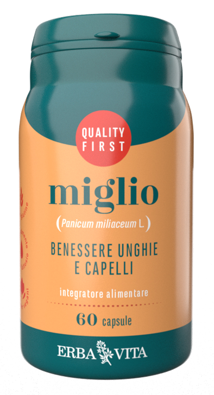 Erbavita - Miglio per il benessere di unghie e capelli - 60 capsule - Farmacia di Regoledo Srl