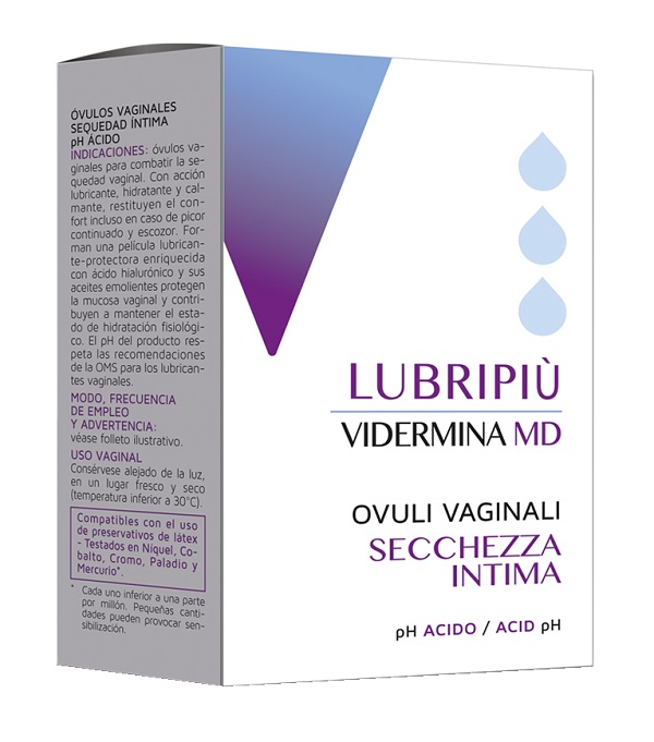 VIDERMINA LUBRIPIU' OVULI VAGINALI 2 BLISTER DA 5 OVULI - Farmacia di Regoledo Srl